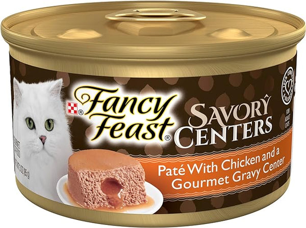 Fancy Feast Centro Líquido Paté - Pollo