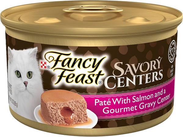 Fancy Feast Centro Líquido Paté - Salmón