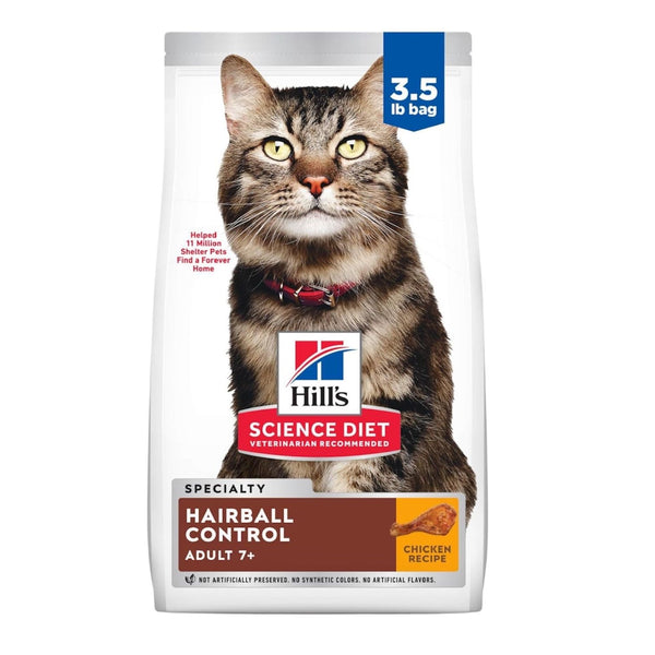 Hills Hairball Adulto 7+ x 3.5 libras