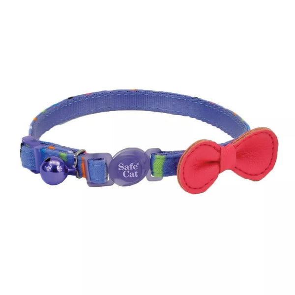 Collar Azul rayas con corbatín