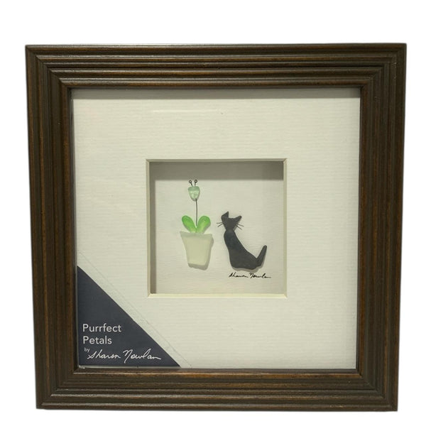 Cuadro Decorativo Gatito Negro
