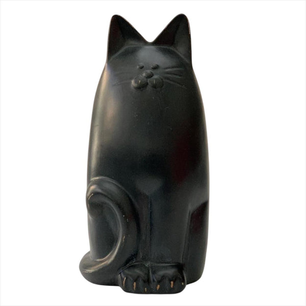 Gato Parado Negro Grande