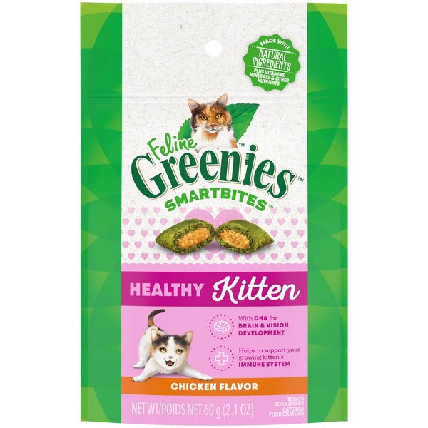 Galletas Greenies Pollo Healthy Kitten