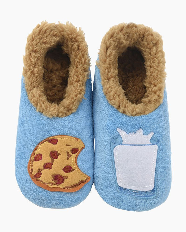 Pantuflas Para Niños Galleta y Leche Talla L