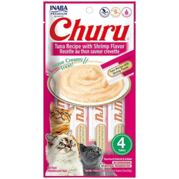 Churu x 4 - Atún y Camarones