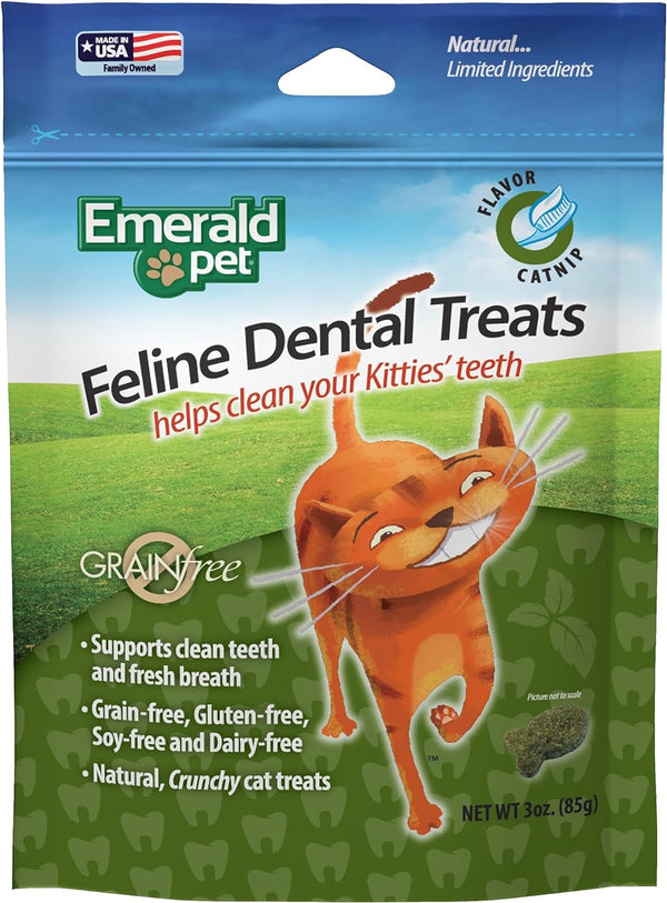 Galletas Emerald Pet Cuidado Dental x 3oz - Catnip
